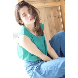 外国人風＊ナチュラルセミロング