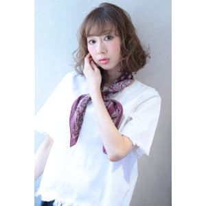 シースルーバング★ふんわりエアリーボブ