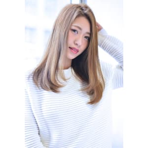 ダメージレス酸性ストレート×ハイトーンアッシュ美髪ワンカール