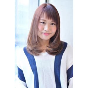 ベビーバング☆ワンカール鎖骨セミディ