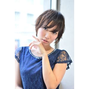 大人かわいいシースルーバング☆マニッシュショート