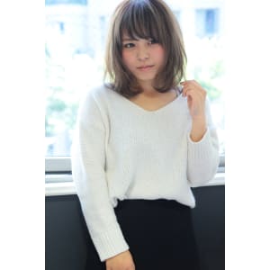 ザ・アッシュ☆透明感×動きがあるふんわりフェミニンボブ