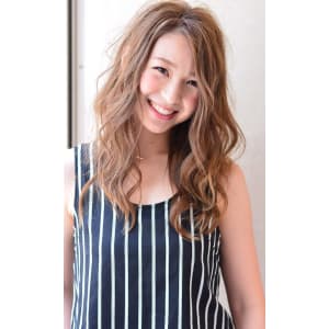 シースルーバングウェービー♪甘辛ナチュラルセミディ