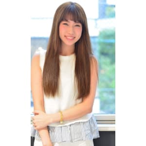 外国人風モデル☆明髪ナチュラルストレート