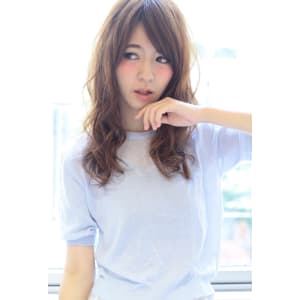 ノームコアセンターパート♪抜け感マットアッシュロブ