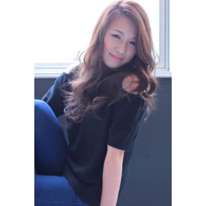 抜け感甘めバング☆コケティッシュナチュラルセミディ