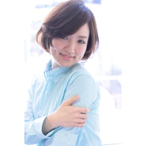 無造作ノームコアショートボブ～ナチュラルベージュ～