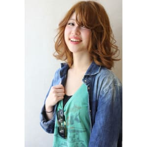 ルーズな無造作ほつれウェービー♪甘辛グラマラスセミディ☆