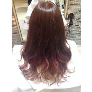 おしゃれモード！！ピンクグラデーションカラー