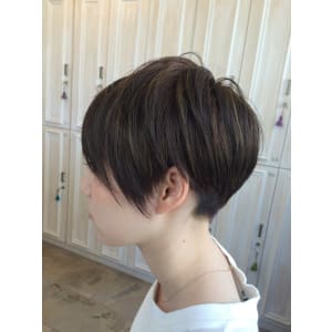 イメチェン♪暗髪マニッシュショート
