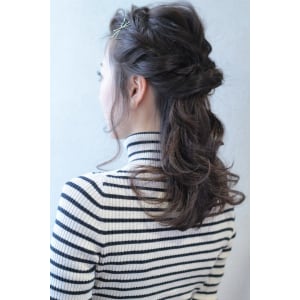 結婚式＆パーディーOK!エフォートレスドレスヘア