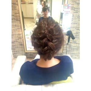 結婚式＆パーティー★フォーマル編み込みアップスタイル