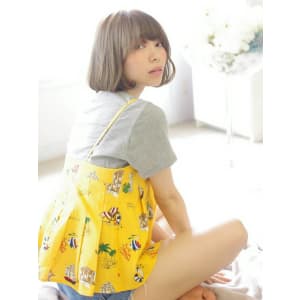 シンプルボブ×【イノセントブルーアッシュ】