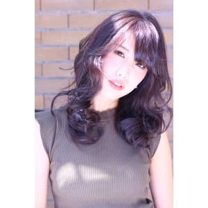 外国人風うる艶カラー♪モテ・愛され甘辛セミディ