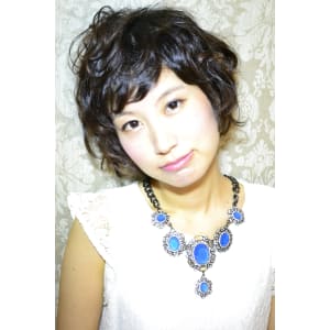 くせ毛風☆耳かけほつれエアリーショートボブ
