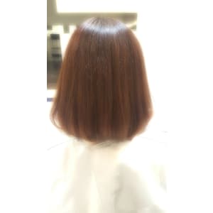 ハイトーン艶髪×クラシカルワンカールボブ