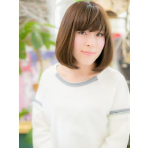 内巻きワンカールでまとまる♪