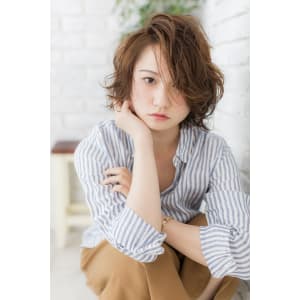 フェミニンカールロングバング