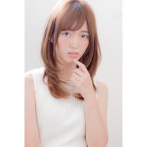 耳掛けストレートひし形レイーヤロング K-0064