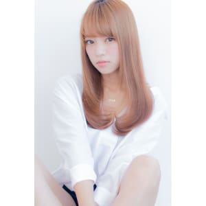メルトカラーの小顔ロングストレート K-0068
