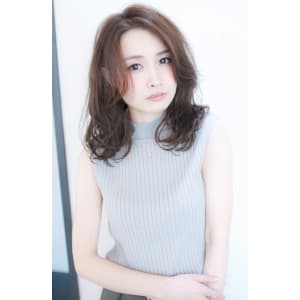 チークバングの大人ひし形セミディ【H-270】