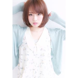 大人可愛いひし形小顔ボブ【H-272】