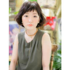ショートバングが可愛い♪ボブ