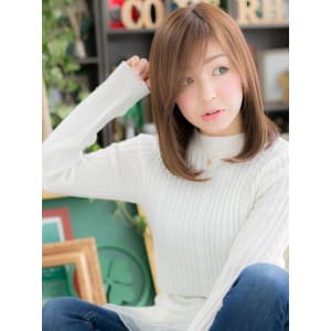 うざバングがPOINT♪透明感☆ストレート
