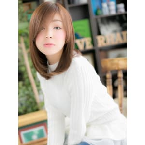 うざバングがPOINT♪透明感☆ストレート