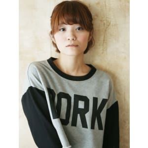 美しい煌やきを演出する艶ボブ★編み込みアレンジ