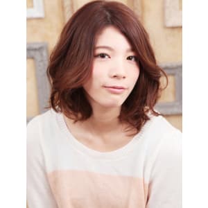 柔かに動くボブウェーブパーマ★