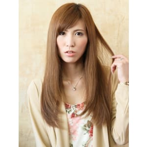 大人つやさらストレート　×　ナチュラルレイヤー