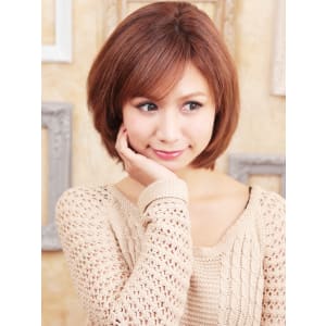 小顔 効果☆ひし形ボブ