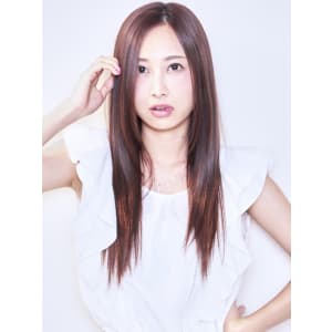 柔かい質感の愛され美髪♪ストレートロング♪