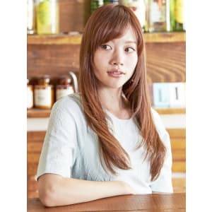 柔らかに揺れ動く♪ナチュラルワンカールロング♪