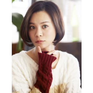 大人かわいいクラシックな♪前下がり美髪ボブ