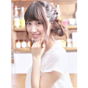 ☆☆ゆる編み込みのサイドアップスタイル☆☆