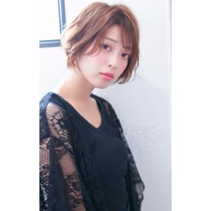 チークバングが可愛い大人可愛いショート　Tー１９７