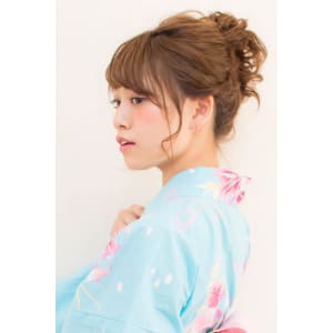 可愛くヘアセット☆花火大会夏祭りに