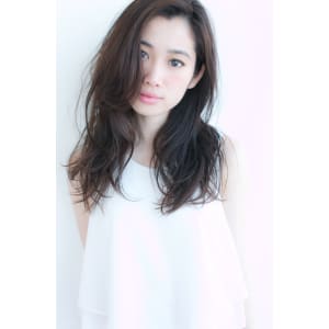 中村アンさん風かき上げアンニュイロング【H-277】