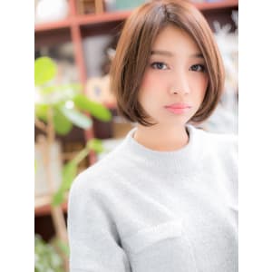 好印象なフェミニンボブ