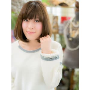 内巻きワンカールでまとまる♪