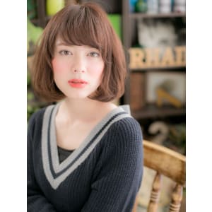 ニュアンスカールの、、重軽フェミニン