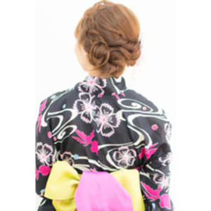 【浴衣レンタル】3500円可愛くヘアセット☆花火大会夏祭り