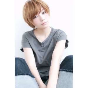 丸みのある柔らかいショート【H-287】