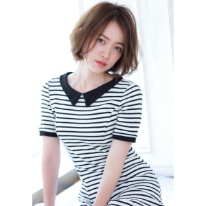 ラフ&カジュアル　てぐしでつくるひし形大人ボブ