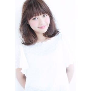 ニュアンスカールが可愛い大人ミディ【H-288】