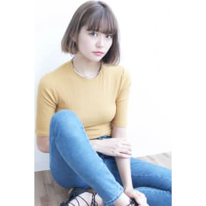 簡単ツヤ大人のワンレンボブ♪【y－２３】