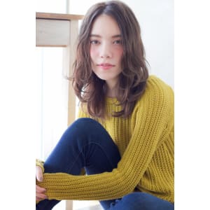 柔らか時短スタイリングが出来るセミロング　Tー２０３たっぷり