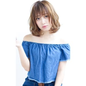 ずるいくらい可愛いく見える愛されボブ　Tー２０８